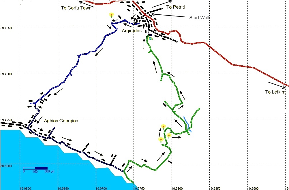 agirades aghios georgios map